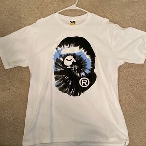 Bape tie dye tshirt